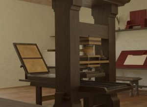 learning-about-printing-press-gutenberg-in-VR